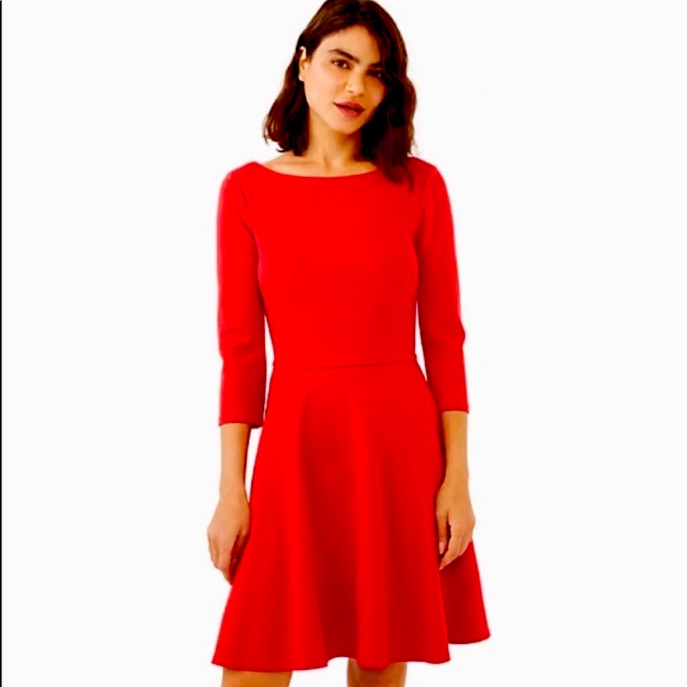 Kate Spade XL boat neck ponte dress